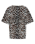 Dolce & Gabbana Dolce & Gabbana Animal Print Logo Plaque T-shirt