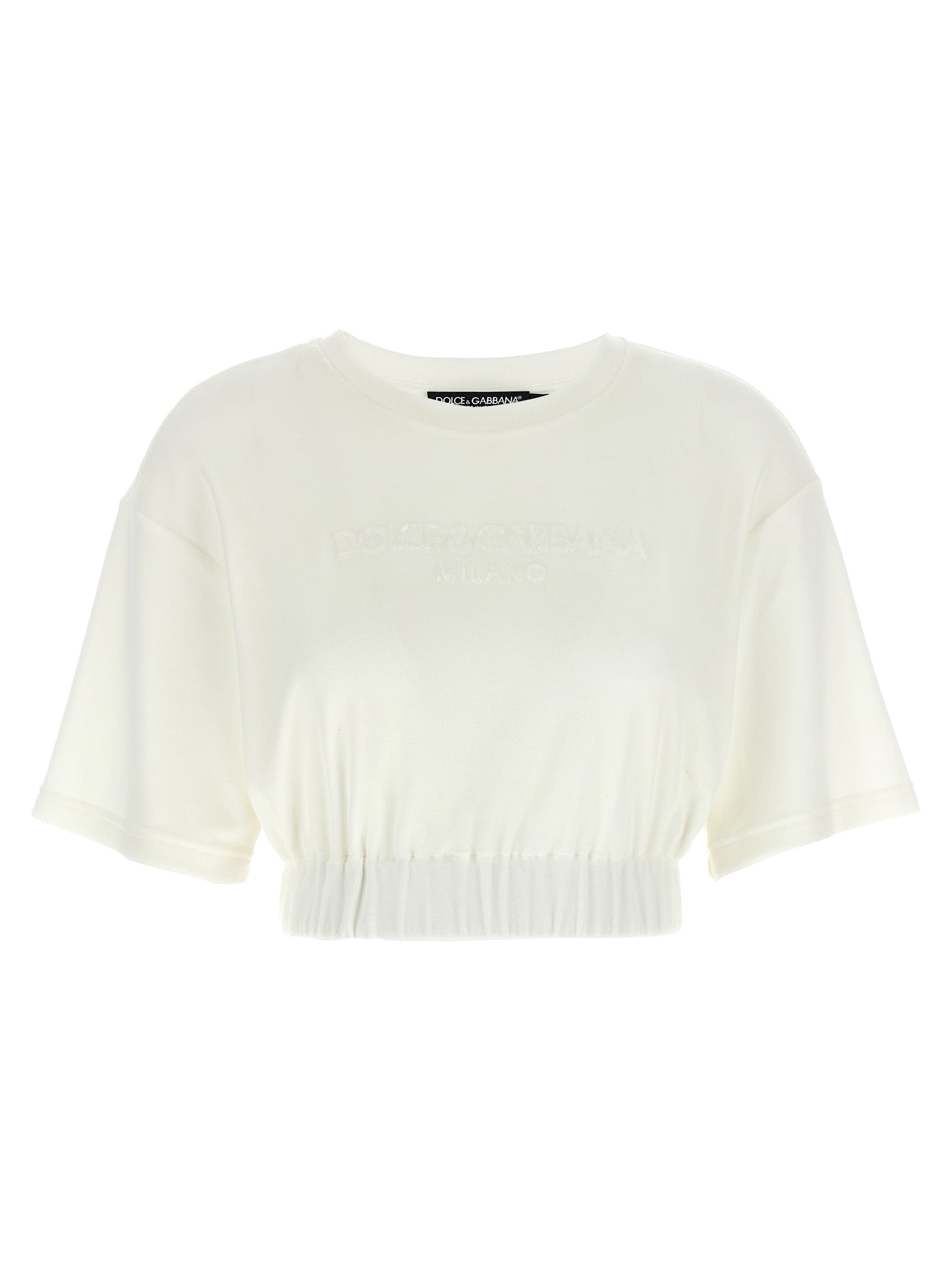 Dolce &amp; Gabbana Dolce &amp; Gabbana Logo Chenille Top