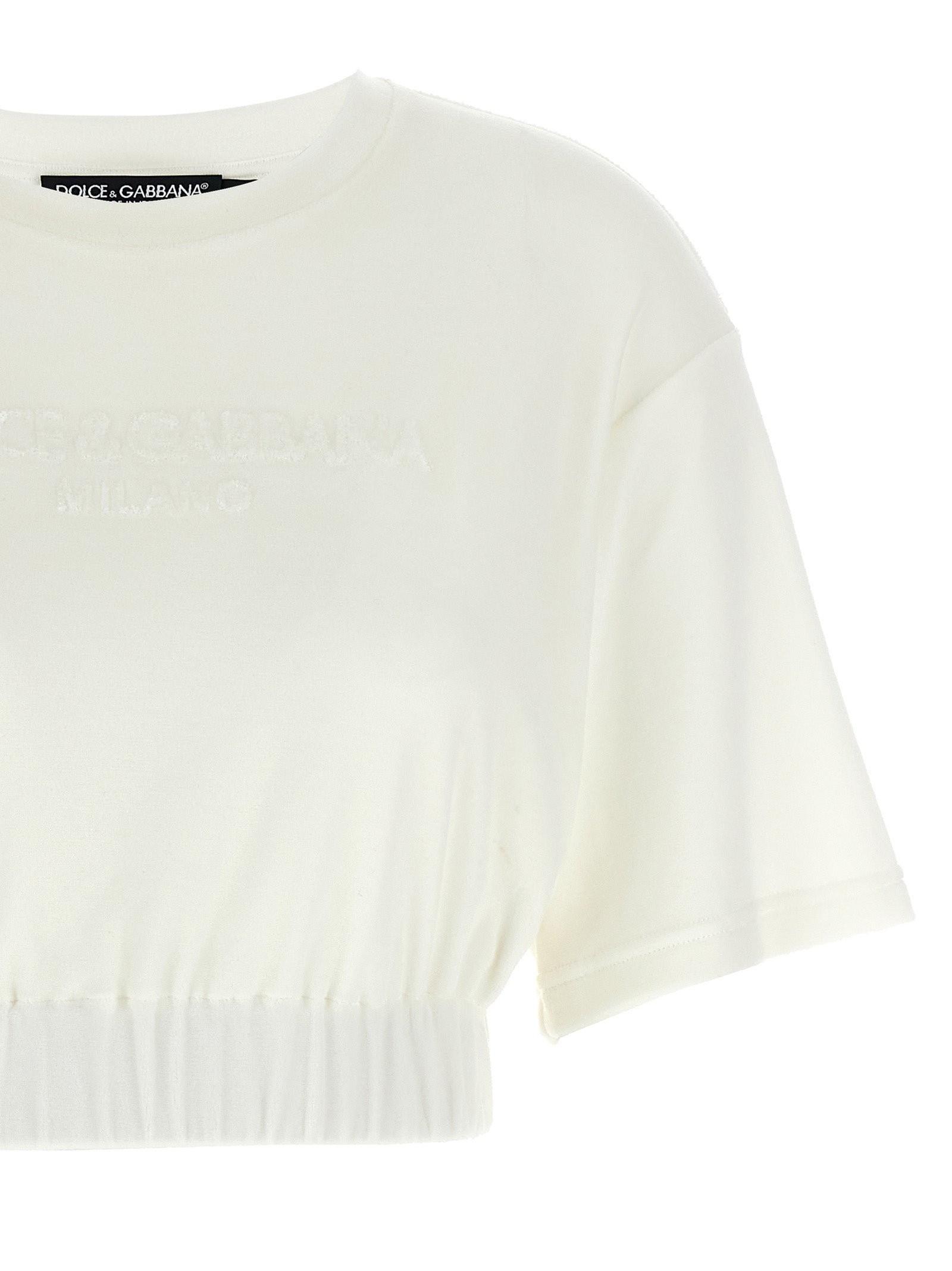 Dolce &amp; Gabbana Dolce &amp; Gabbana Logo Chenille Top