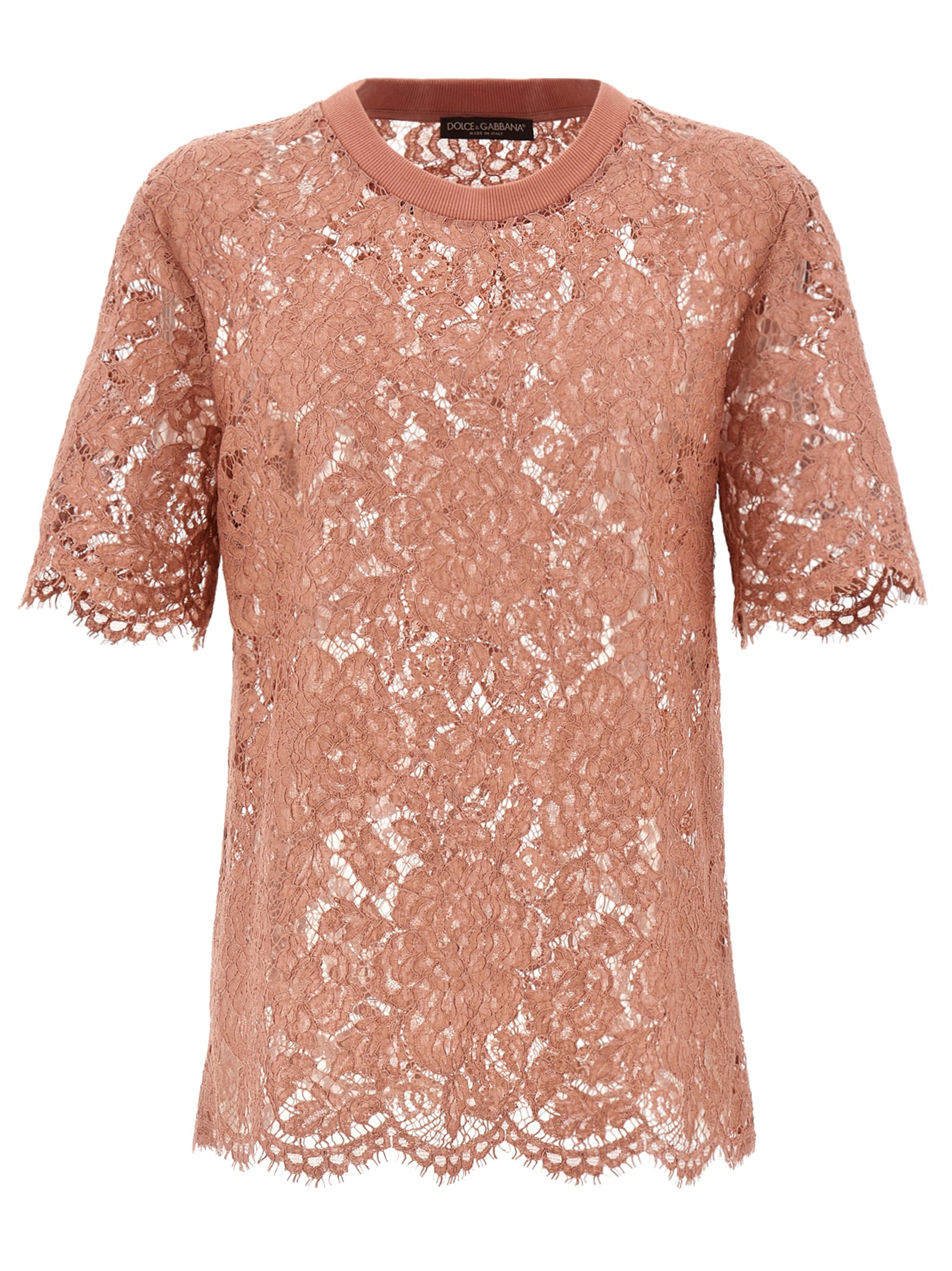 Dolce &amp; Gabbana Dolce &amp; Gabbana Lace T-shirt