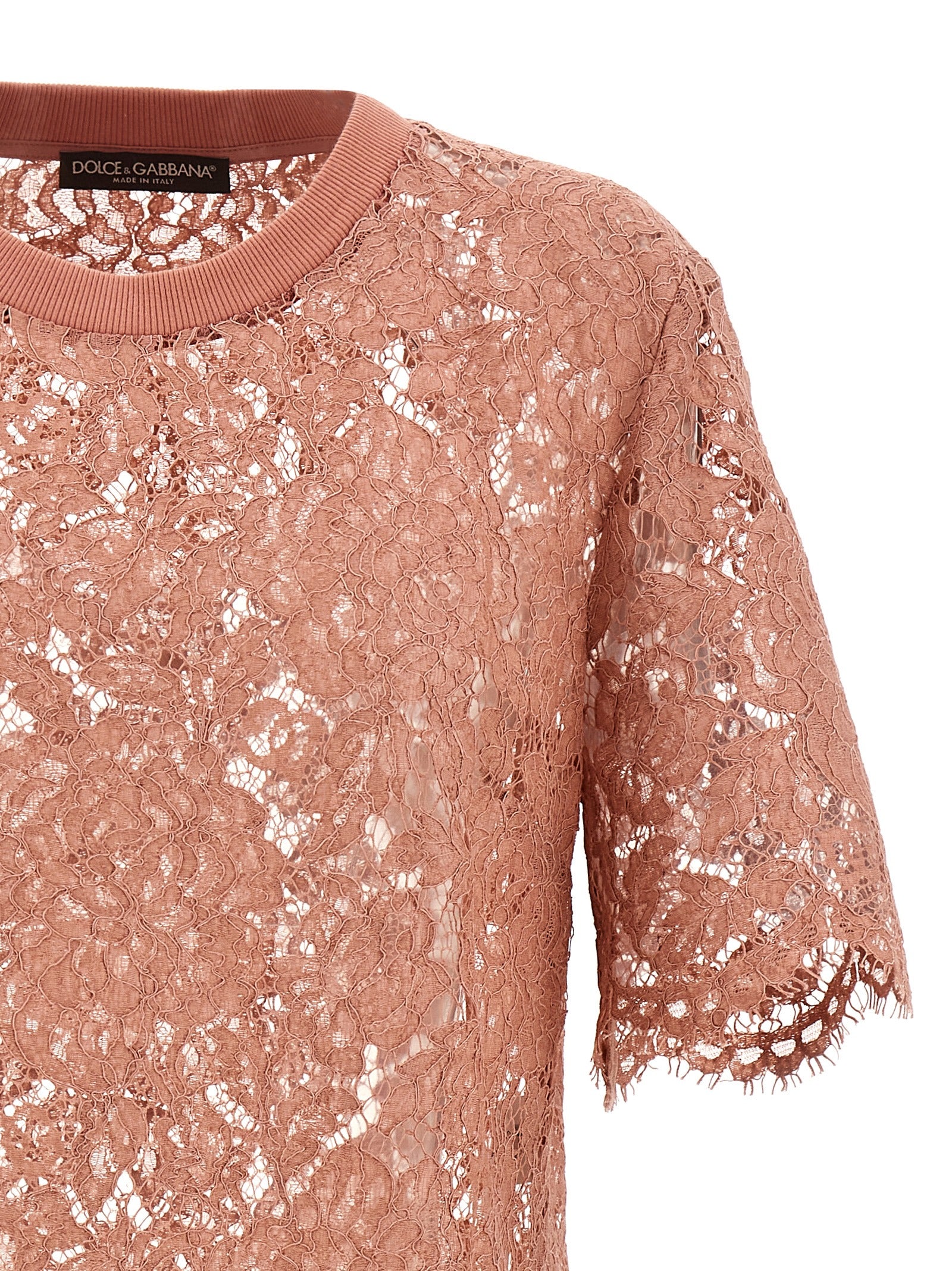 Dolce &amp; Gabbana Dolce &amp; Gabbana Lace T-shirt