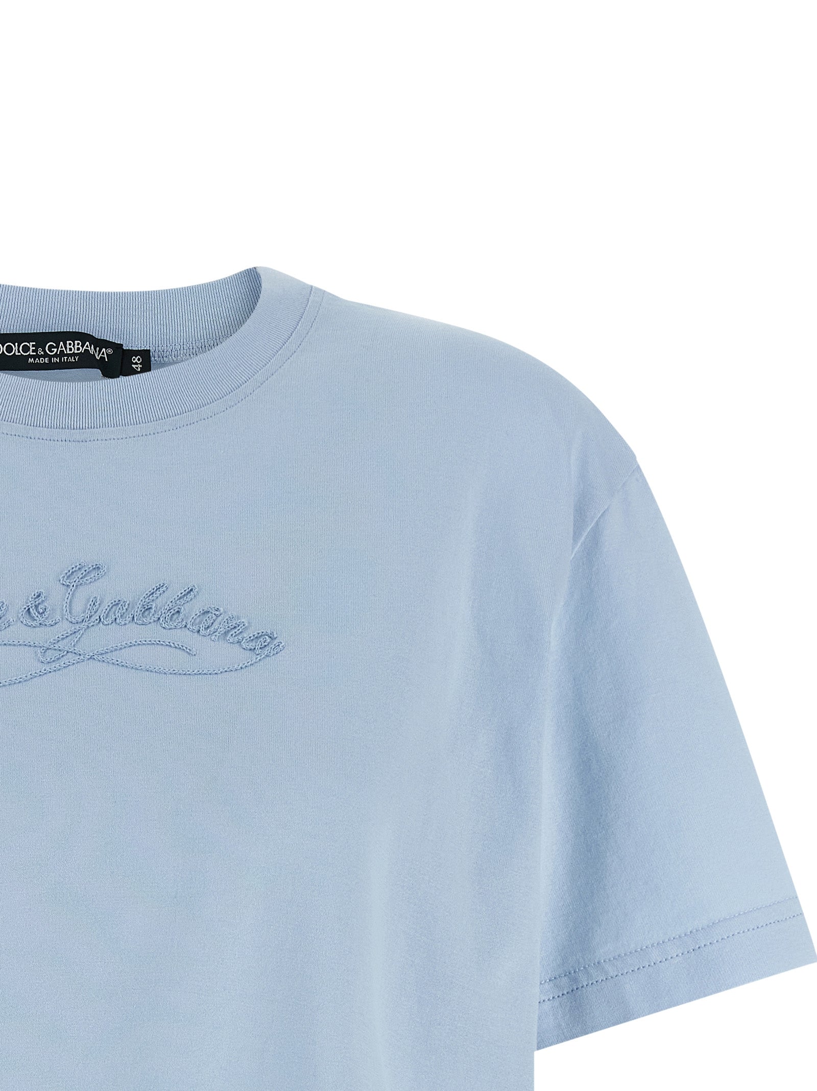 Dolce &amp; Gabbana Dolce &amp; Gabbana Chain Embroidery T-shirt