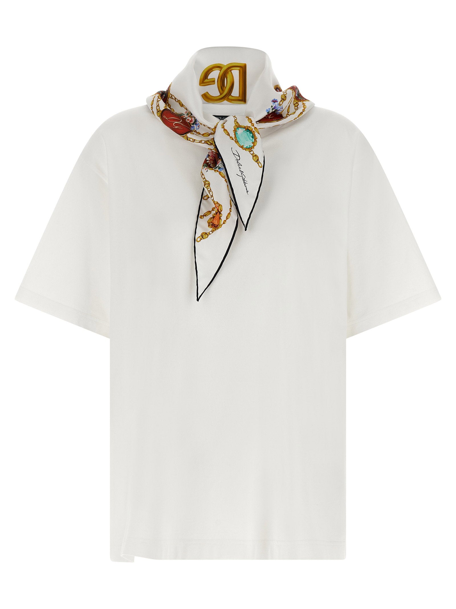 Dolce &amp; Gabbana Dolce &amp; Gabbana T-shirt With Scarf