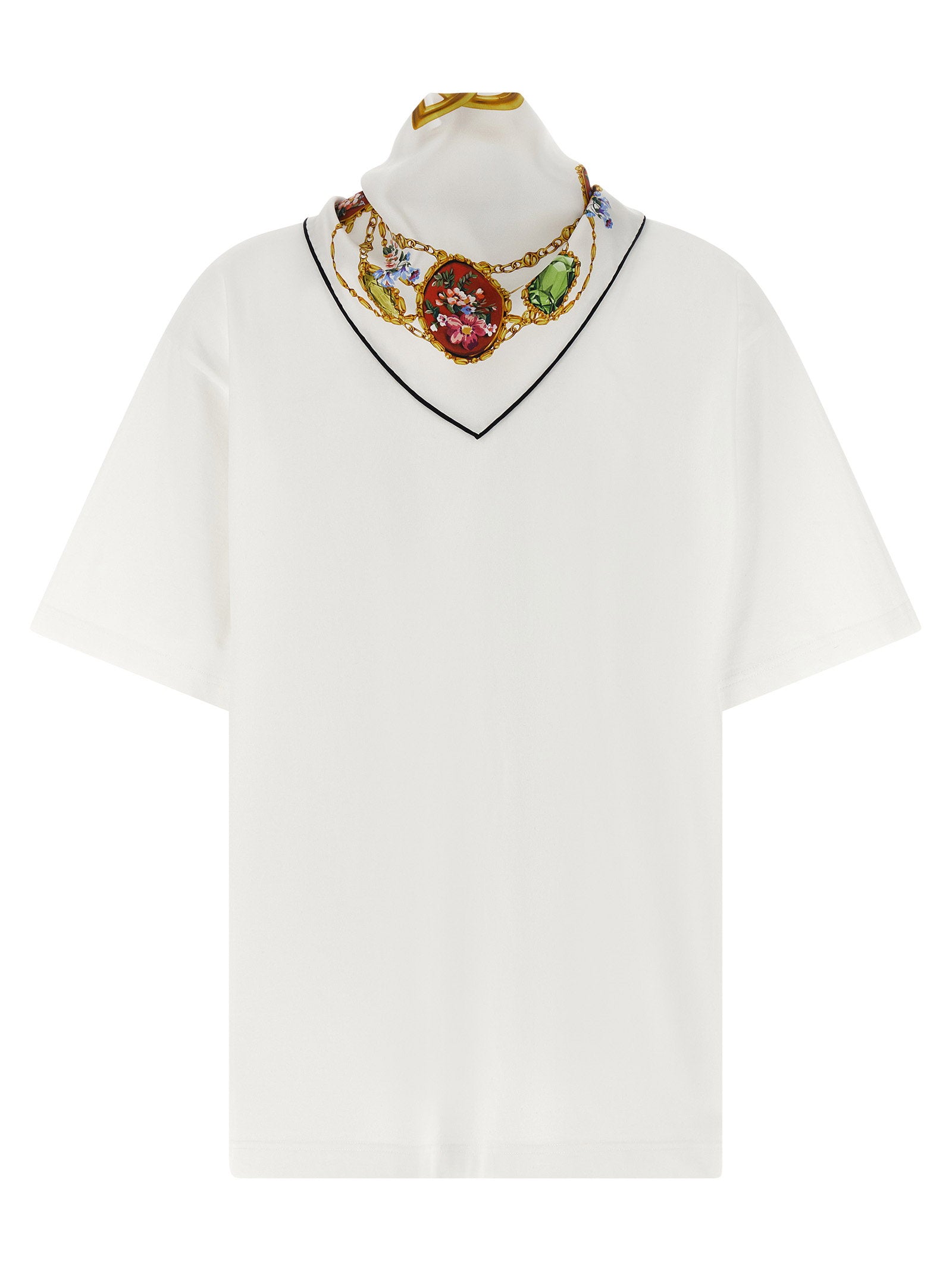 Dolce &amp; Gabbana Dolce &amp; Gabbana T-shirt With Scarf