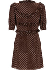 Alessandra Rich Alessandra Rich Polka Dot Mini Dress