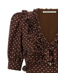 Alessandra Rich Alessandra Rich Polka Dot Mini Dress
