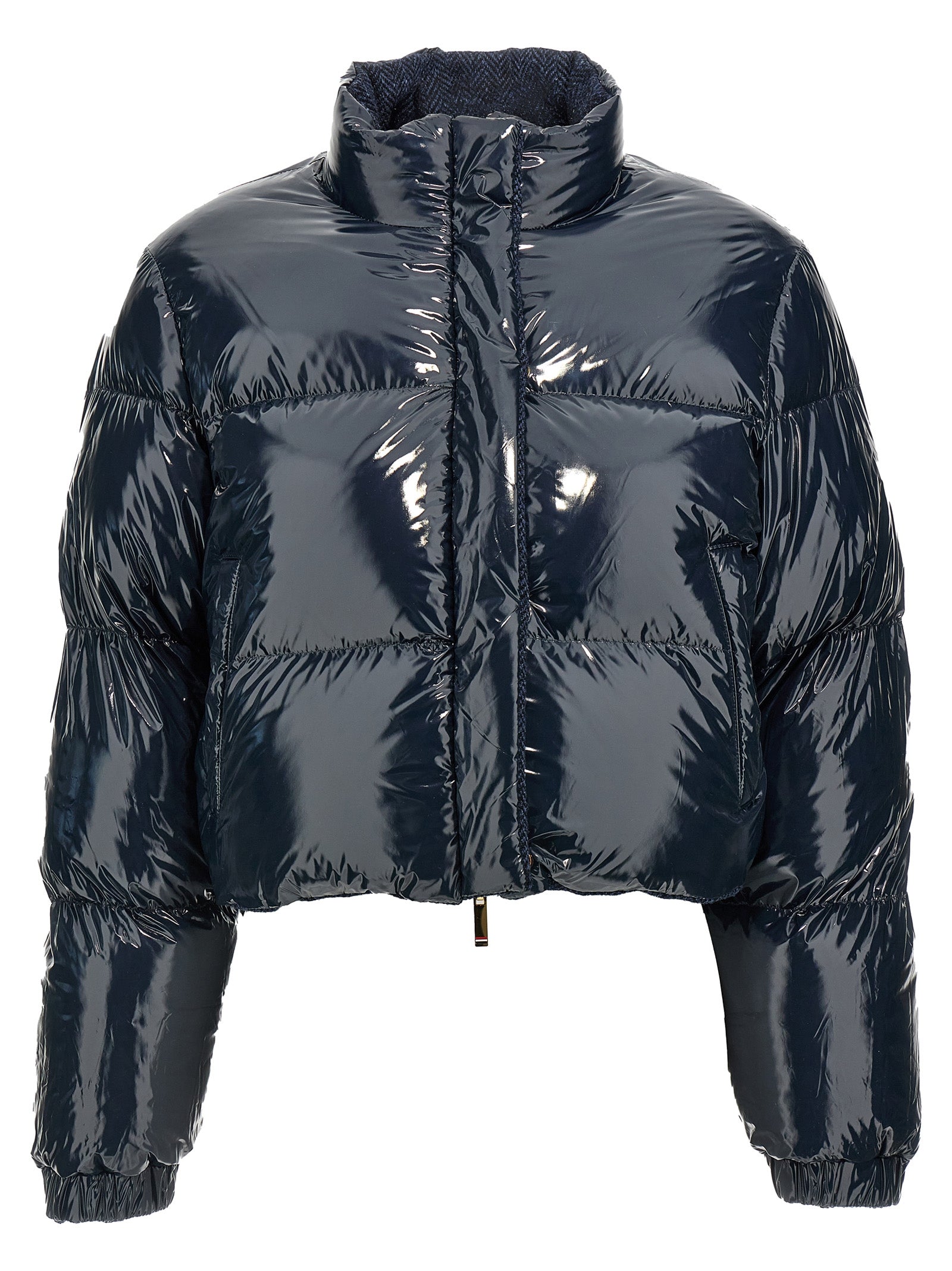 Thom Browne Thom Browne Herringbone Harris Tweed Reversible Down Jacket
