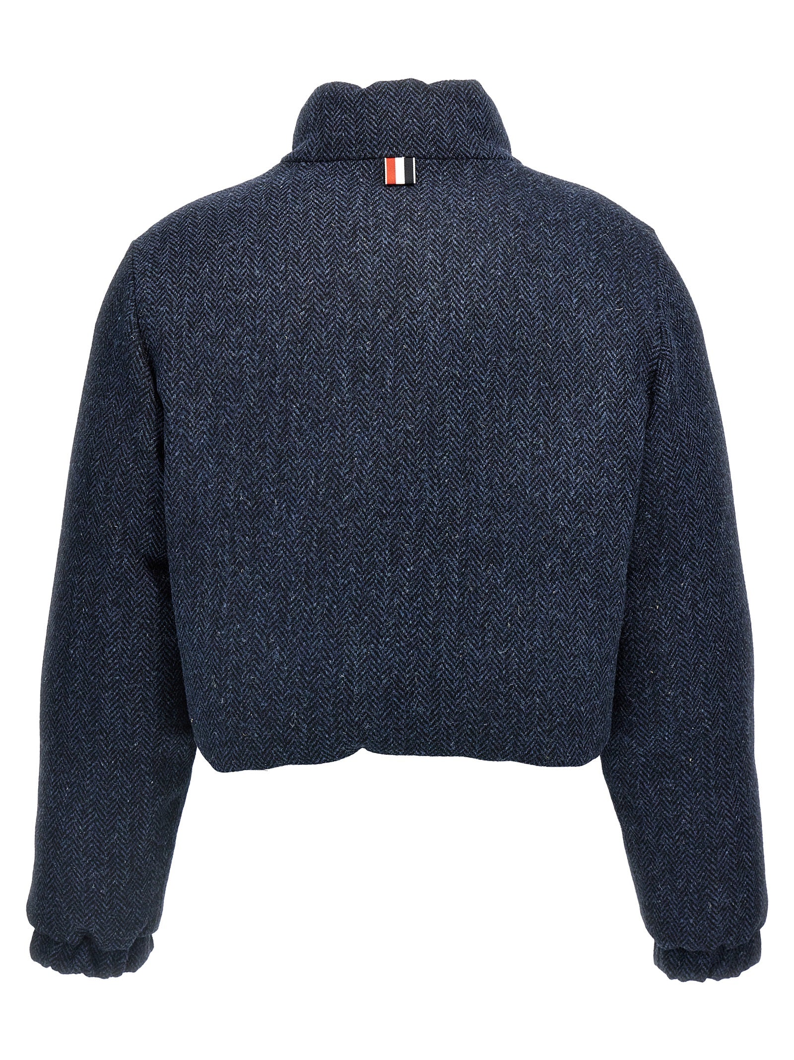 Thom Browne Thom Browne Herringbone Harris Tweed Reversible Down Jacket