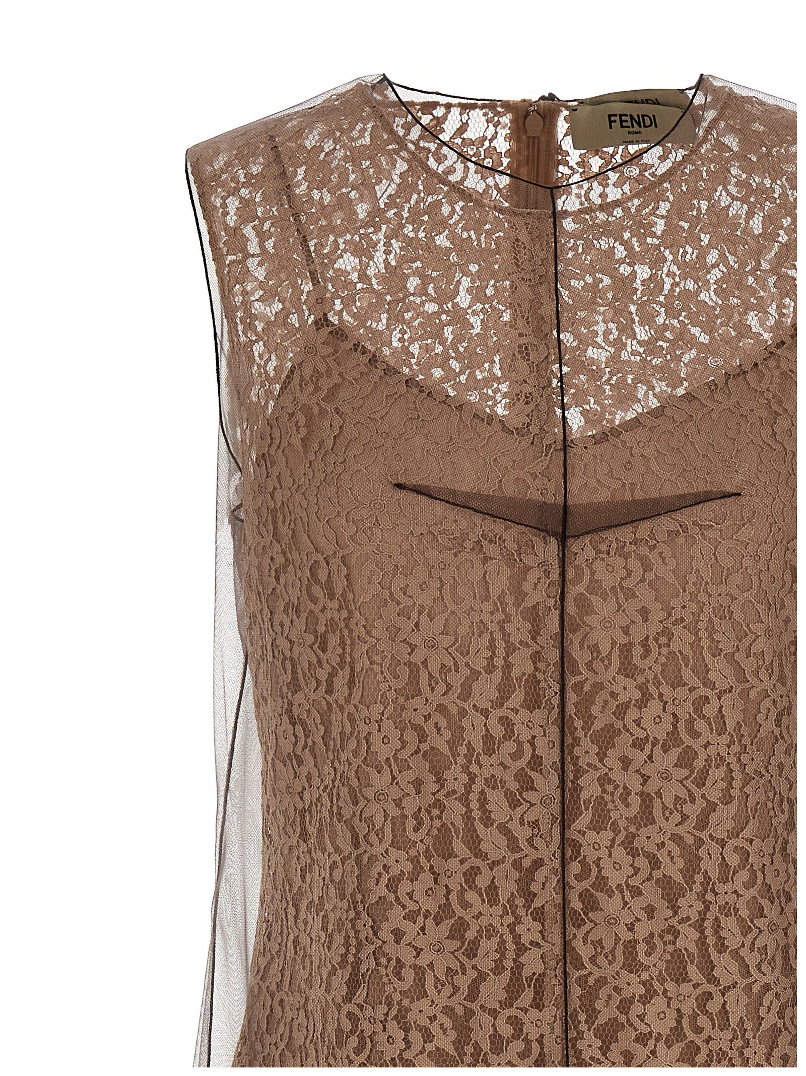 Fendi Fendi Floral Lace Dress