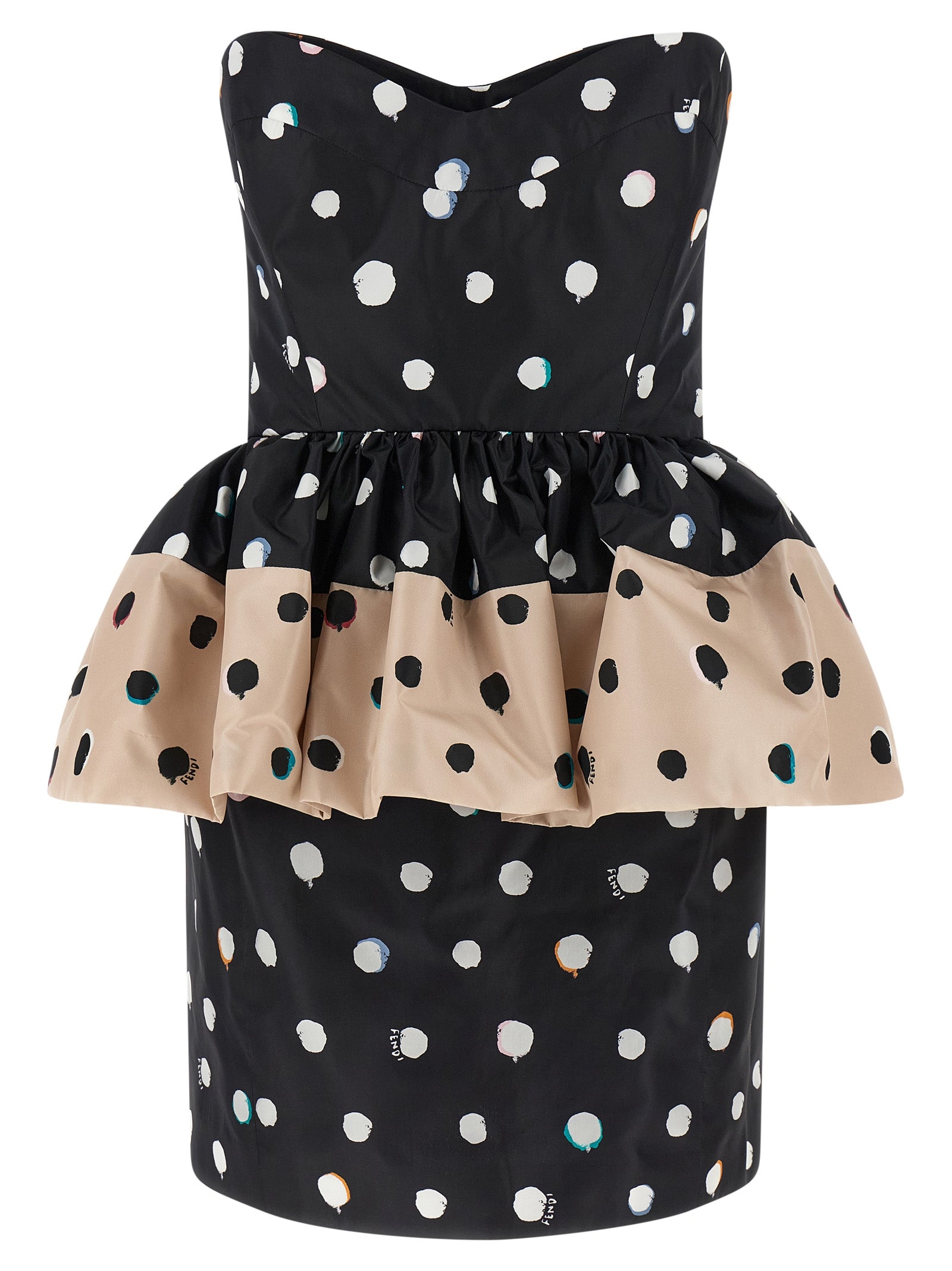 Fendi Fendi Falena Dots Dress