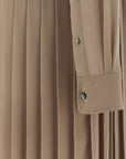 Ami Paris Ami Paris Pleated Midi Dress