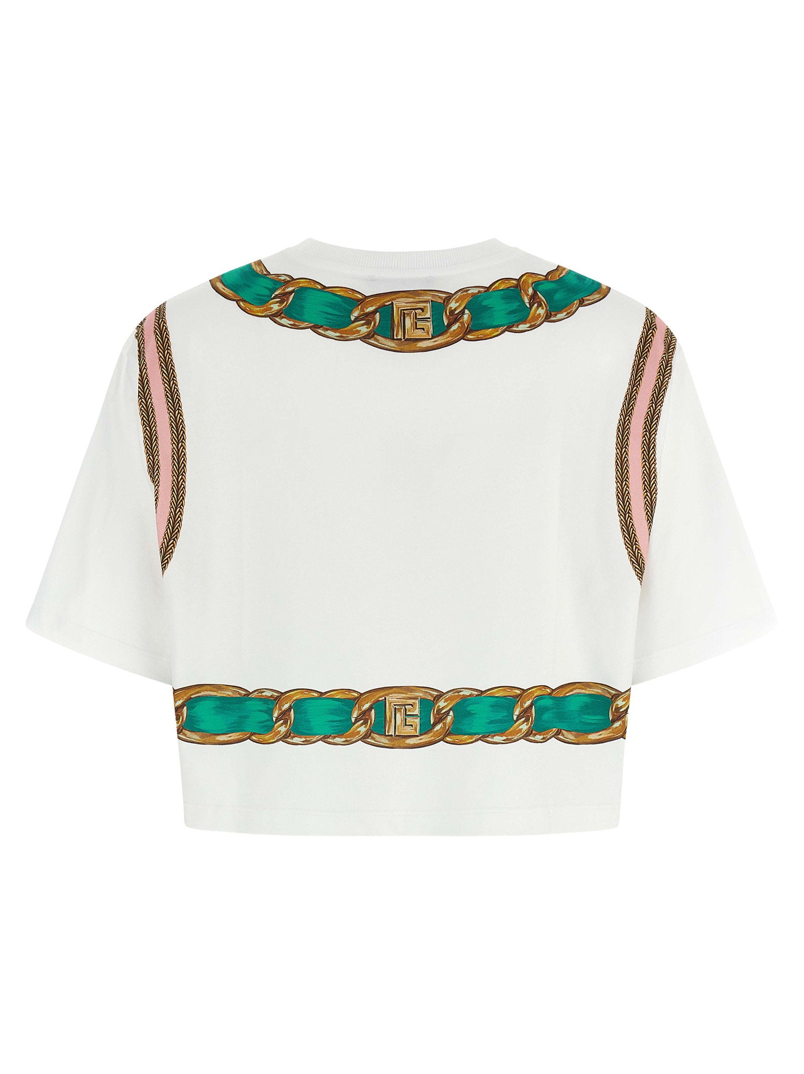 Balmain Balmain Foulard Print T-shirt