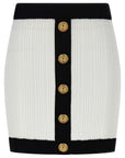 Balmain Balmain Two-tone Miniskirt