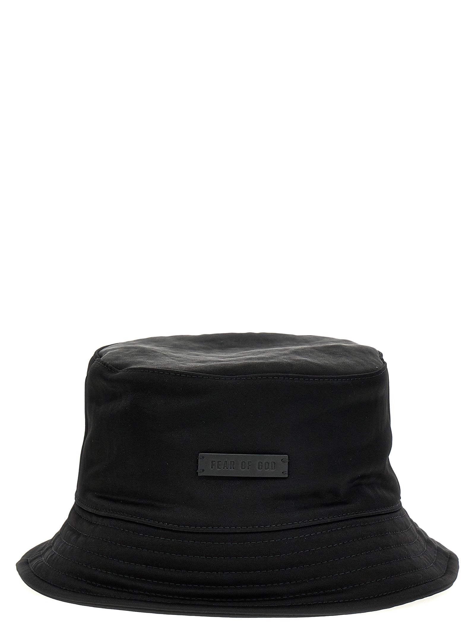 Fear Of God Fear Of God Logo Patch Bucket Hat