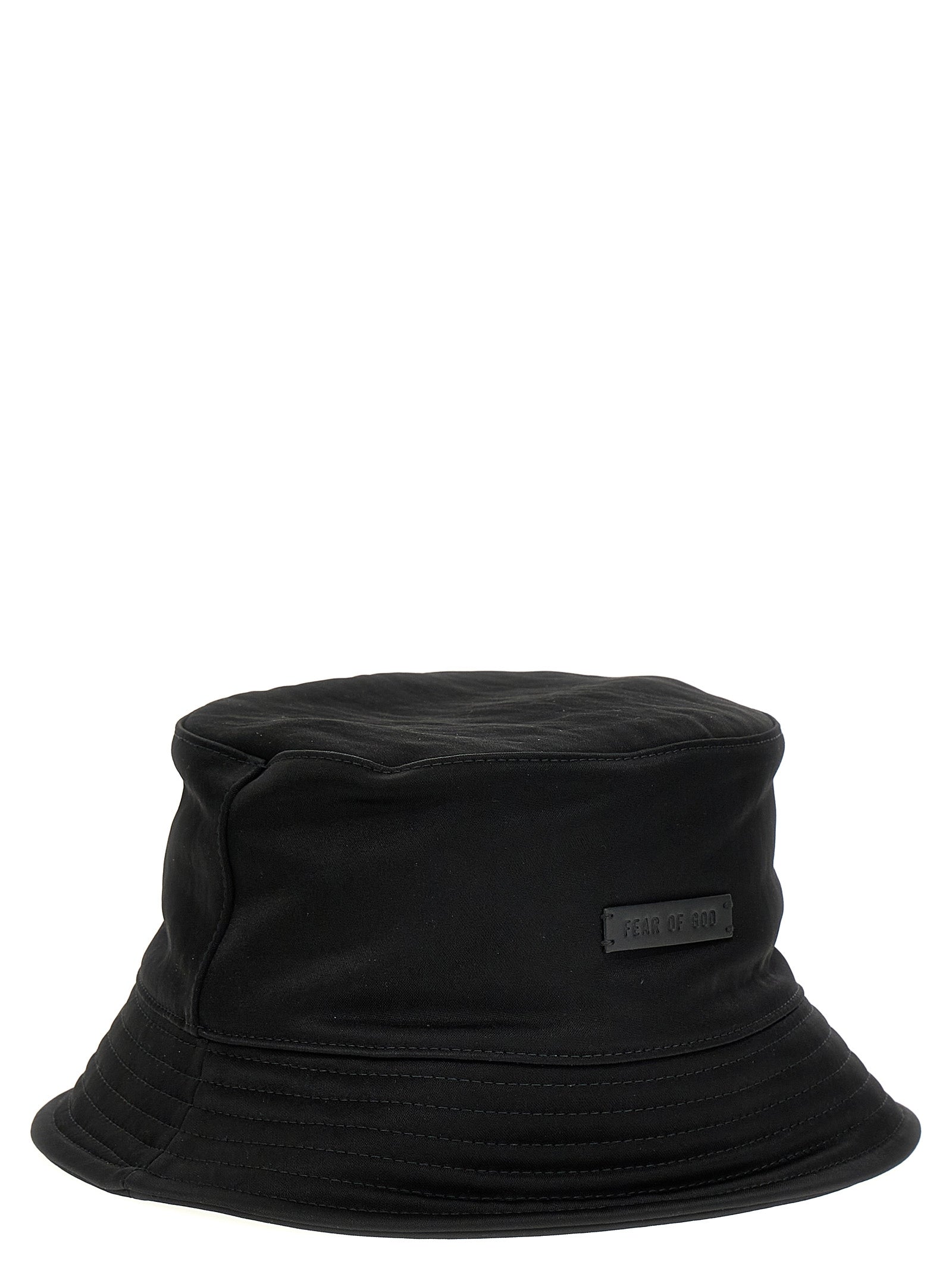 Fear Of God Fear Of God Logo Patch Bucket Hat