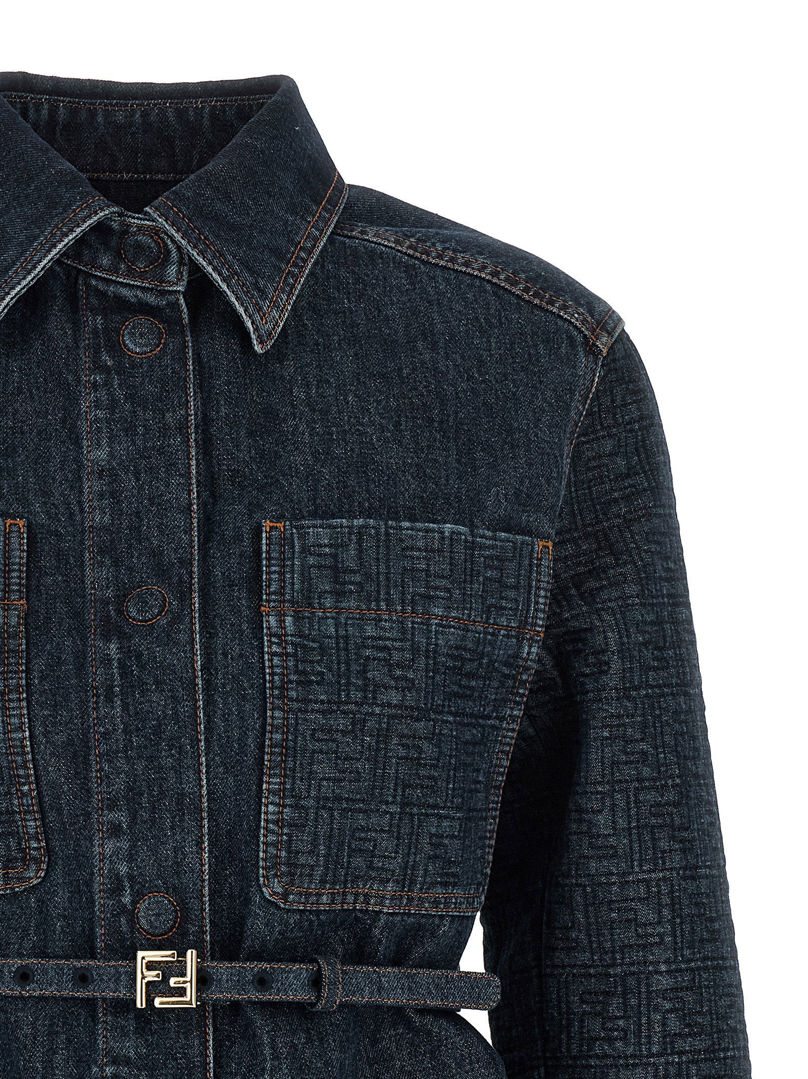 Fendi Fendi Ff Denim Jacket