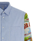 Comme Des Garcons Shirt Comme Des Garcons Shirt Patterned Sleeve Shirt