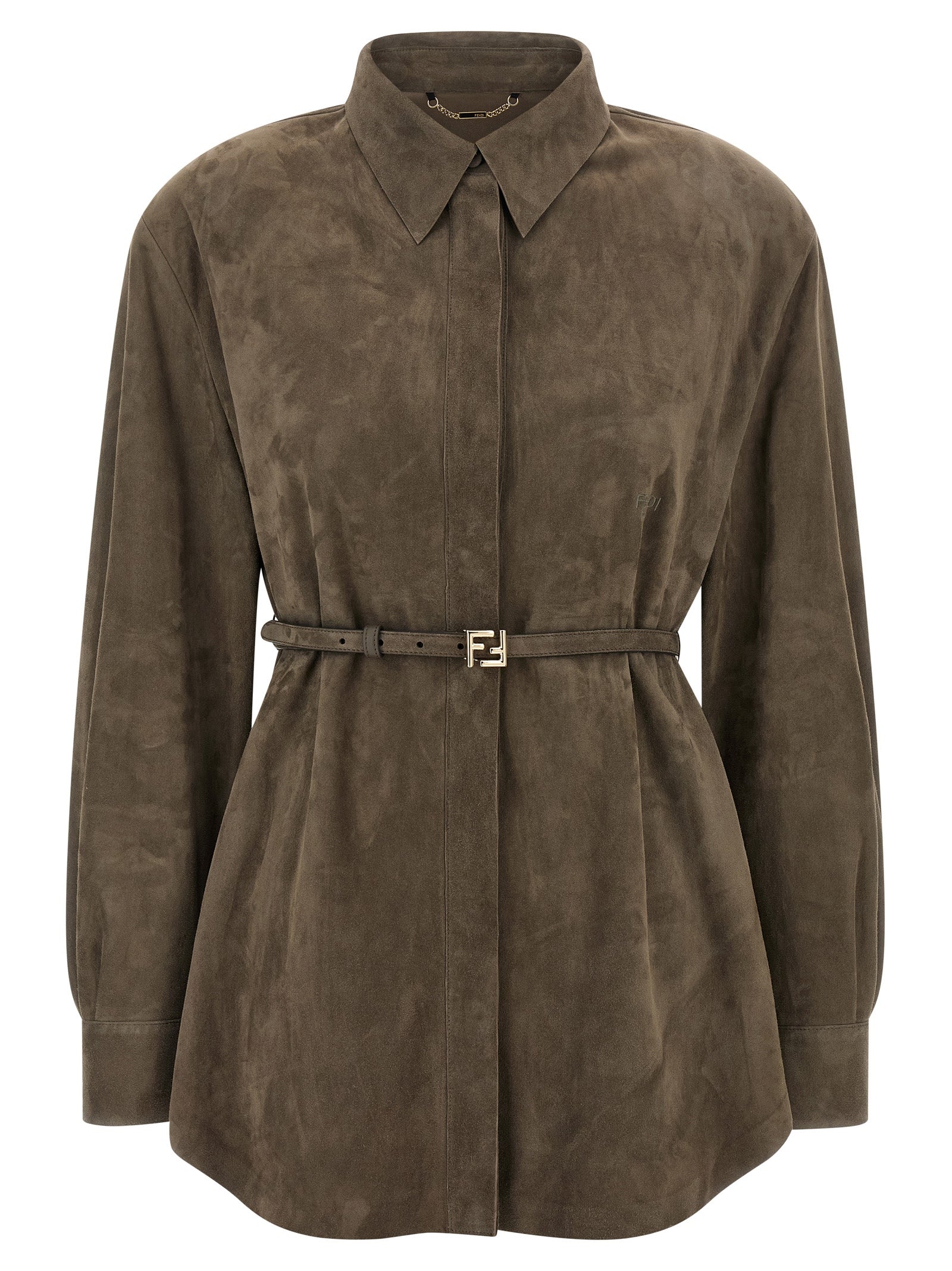 Fendi Fendi Suede Shirt