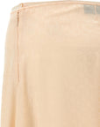 Fendi Fendi Ff Silk Skirt