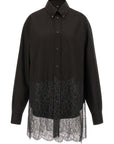 Fendi Fendi Wool And Lace Shirt