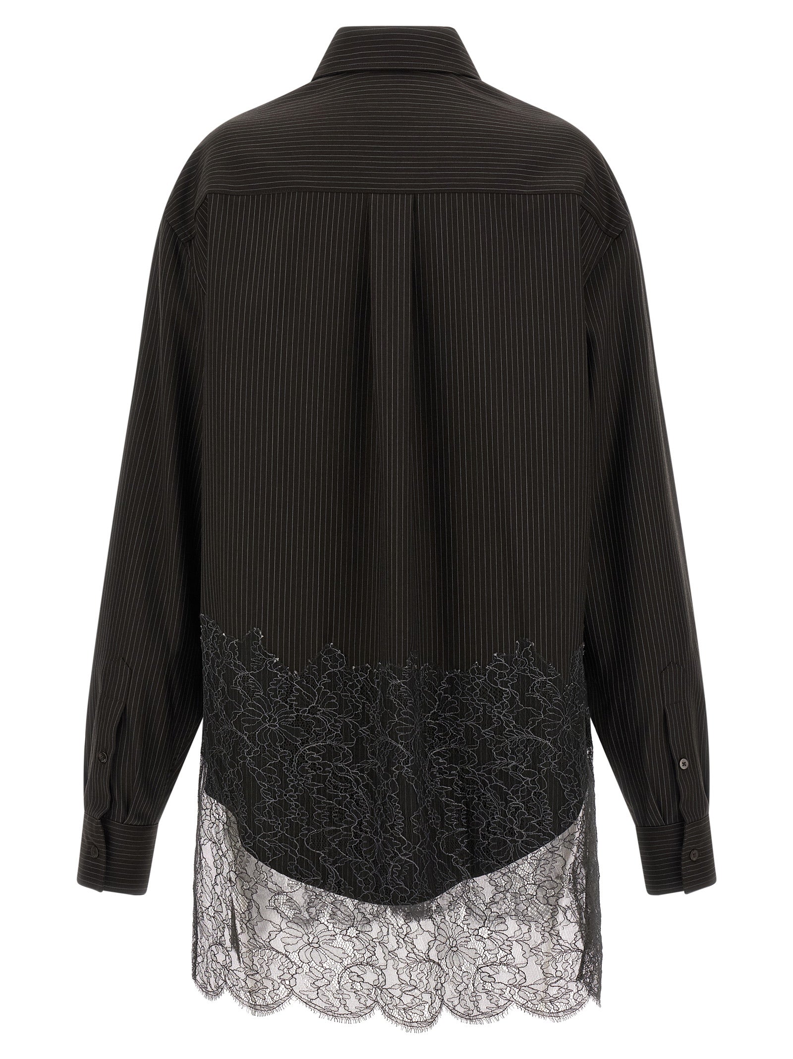 Fendi Fendi Wool And Lace Shirt