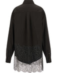Fendi Fendi Wool And Lace Shirt