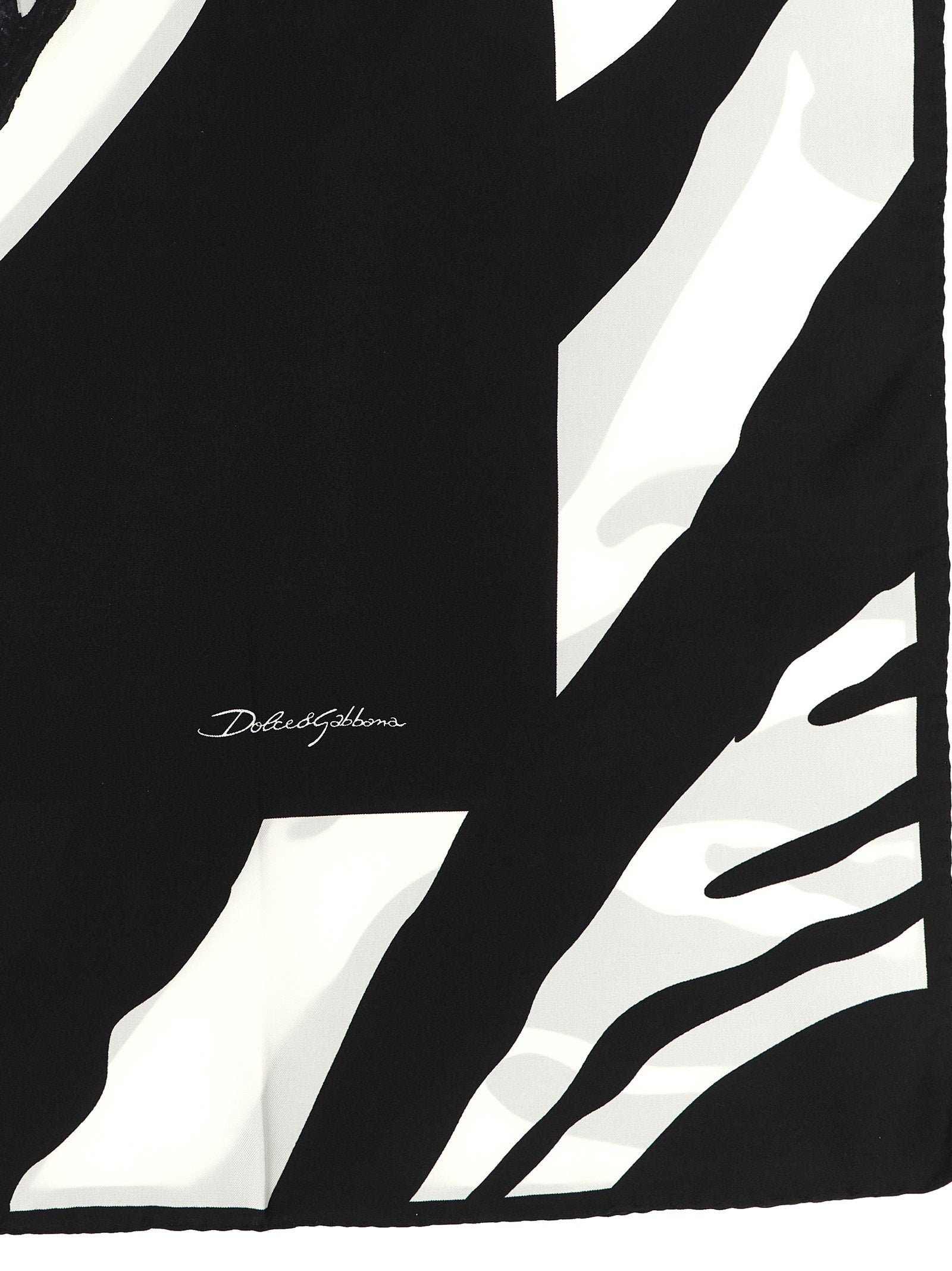 Dolce &amp; Gabbana Dolce &amp; Gabbana Zebra Print Scarf