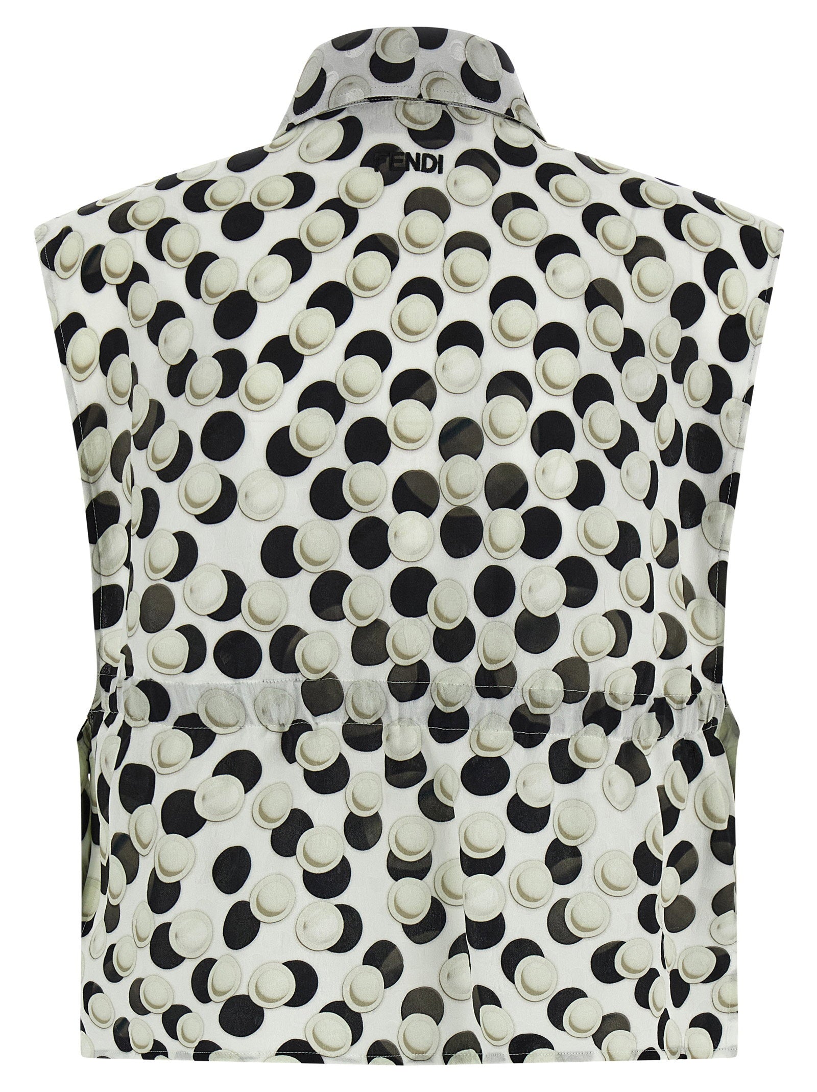 Fendi Fendi Polka Dot Crop Top