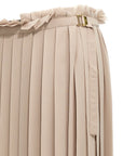 Ami Paris Ami Paris Pleated Skirt