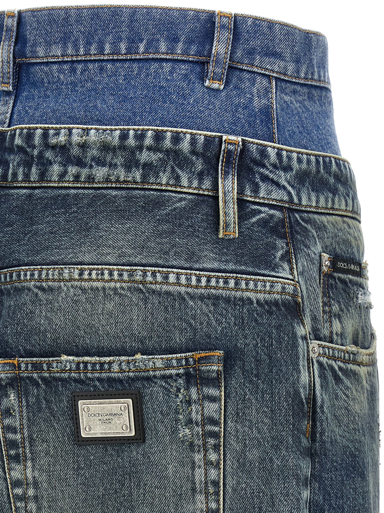 Dolce &amp; Gabbana Dolce &amp; Gabbana Double Layer Jeans