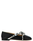 Mach & Mach Mach & Mach Crystal Studs Ballet Flats