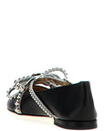 Mach & Mach Mach & Mach Crystal Studs Ballet Flats