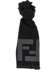 Fendi Fendi Ff Macro Scarf
