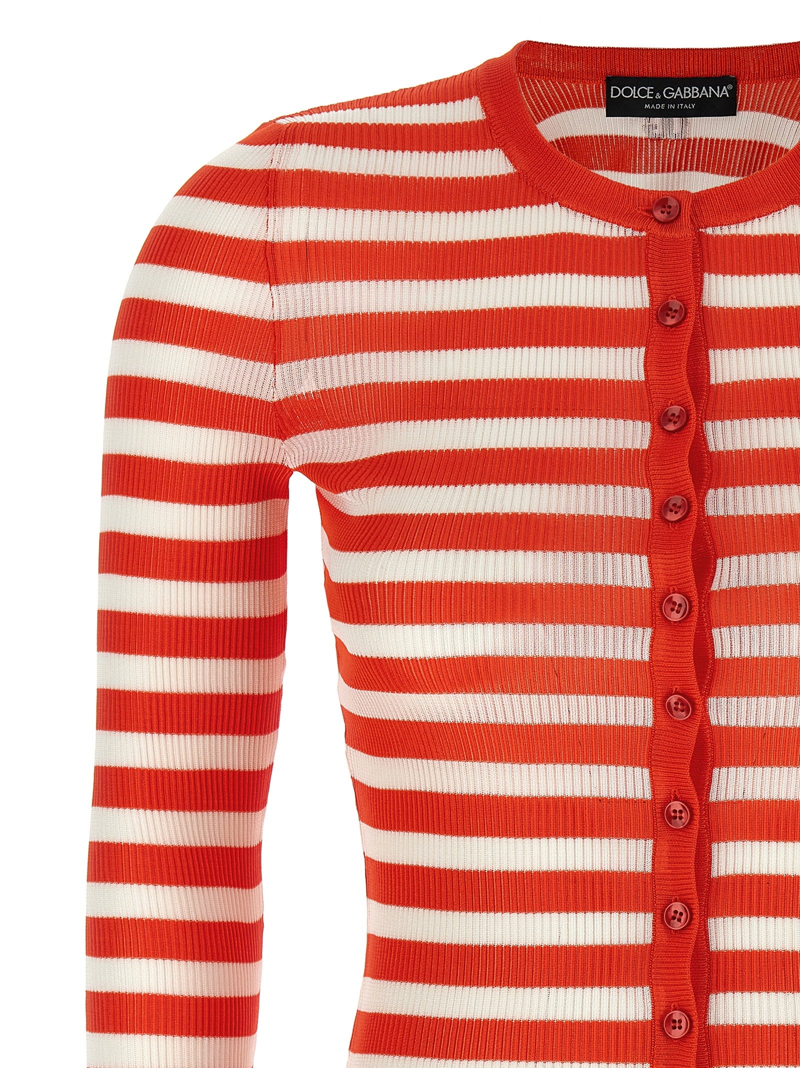 Dolce &amp; Gabbana Dolce &amp; Gabbana Striped Viscose Cardigan
