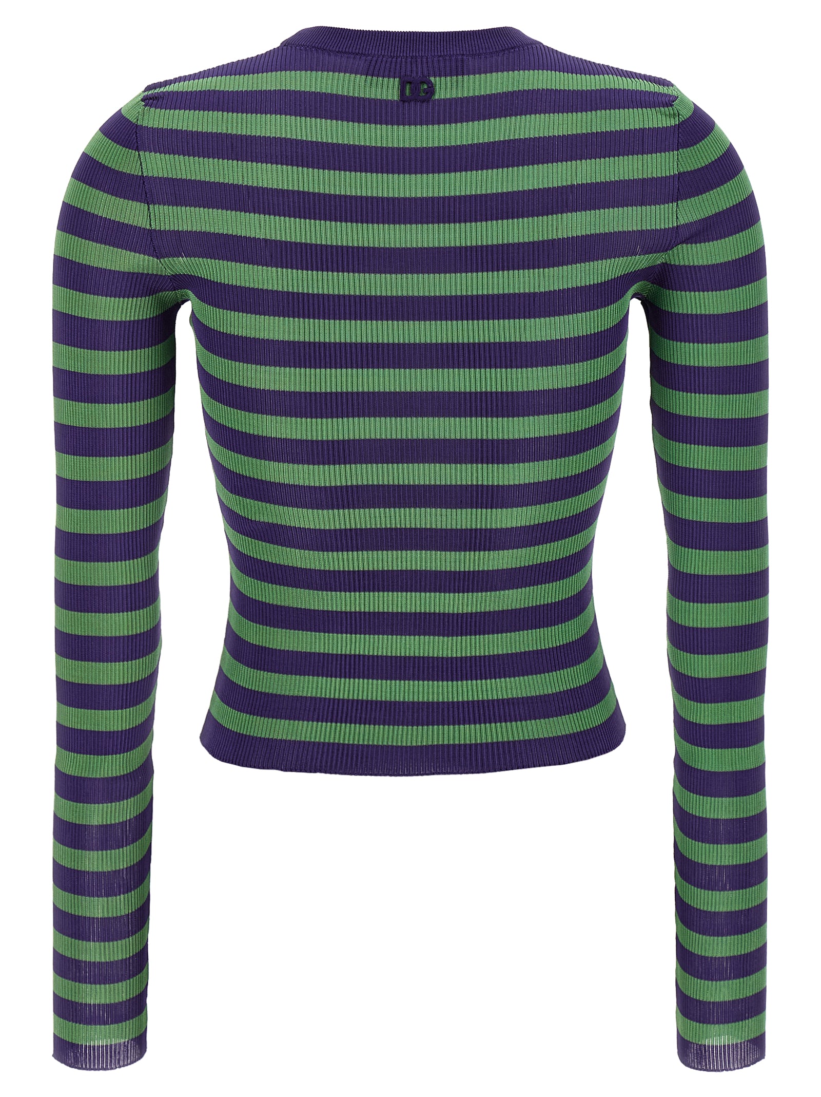 Dolce &amp; Gabbana Dolce &amp; Gabbana Striped Viscose Sweater