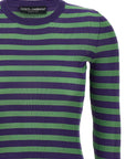 Dolce & Gabbana Dolce & Gabbana Striped Viscose Sweater