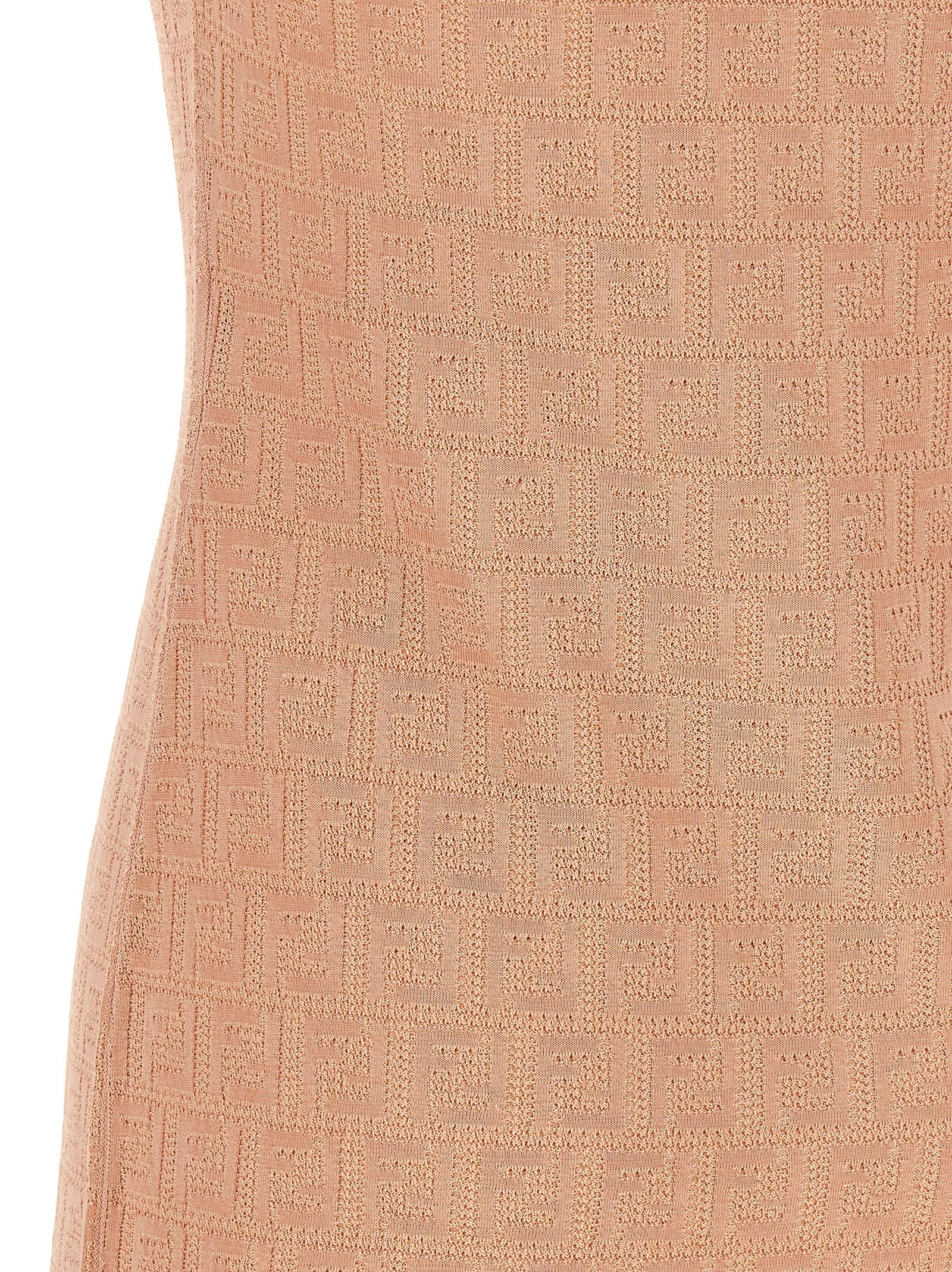 Fendi Fendi Ff Cotton Dress