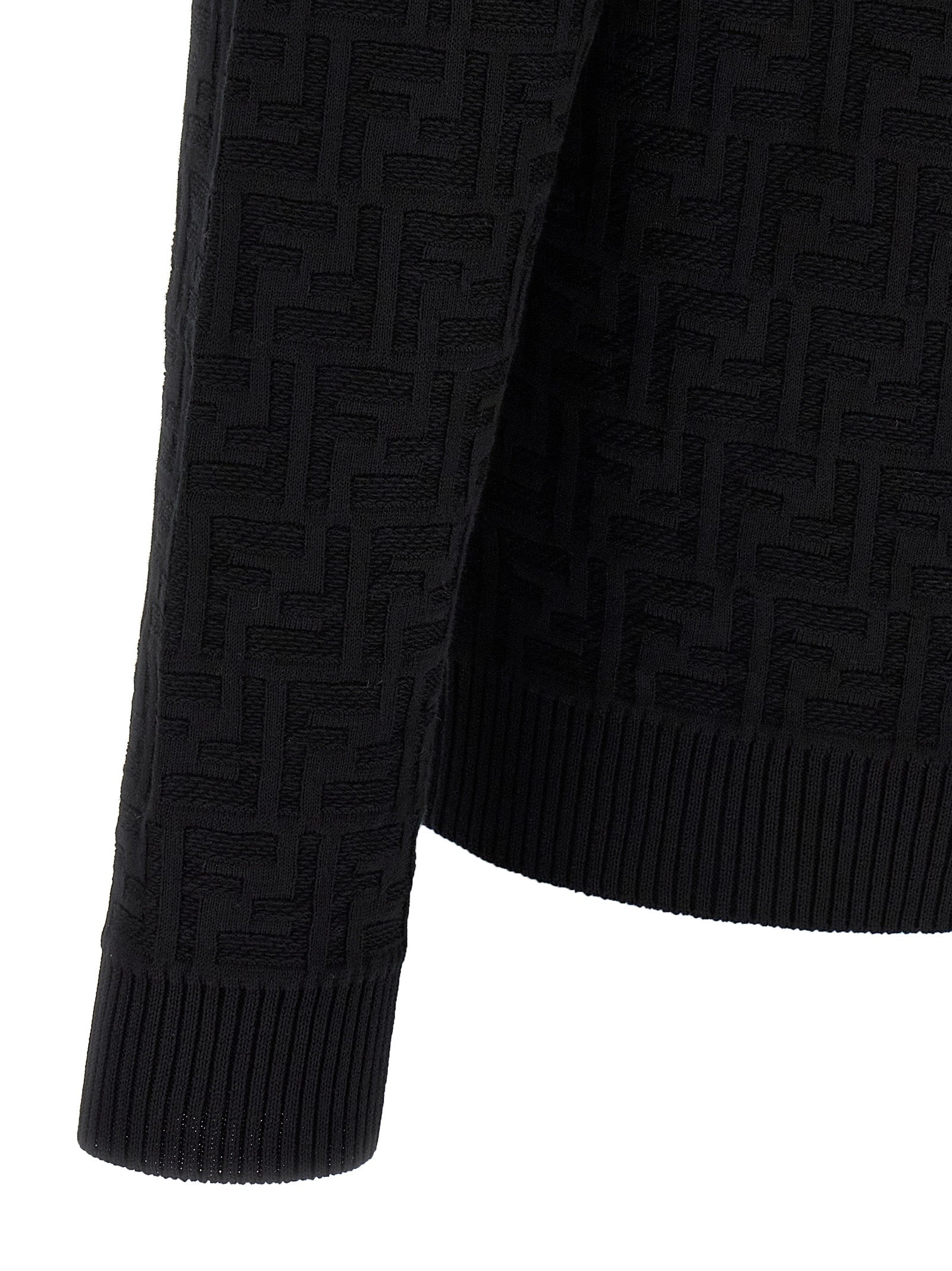 Fendi Fendi Ff Jacquard Sweater