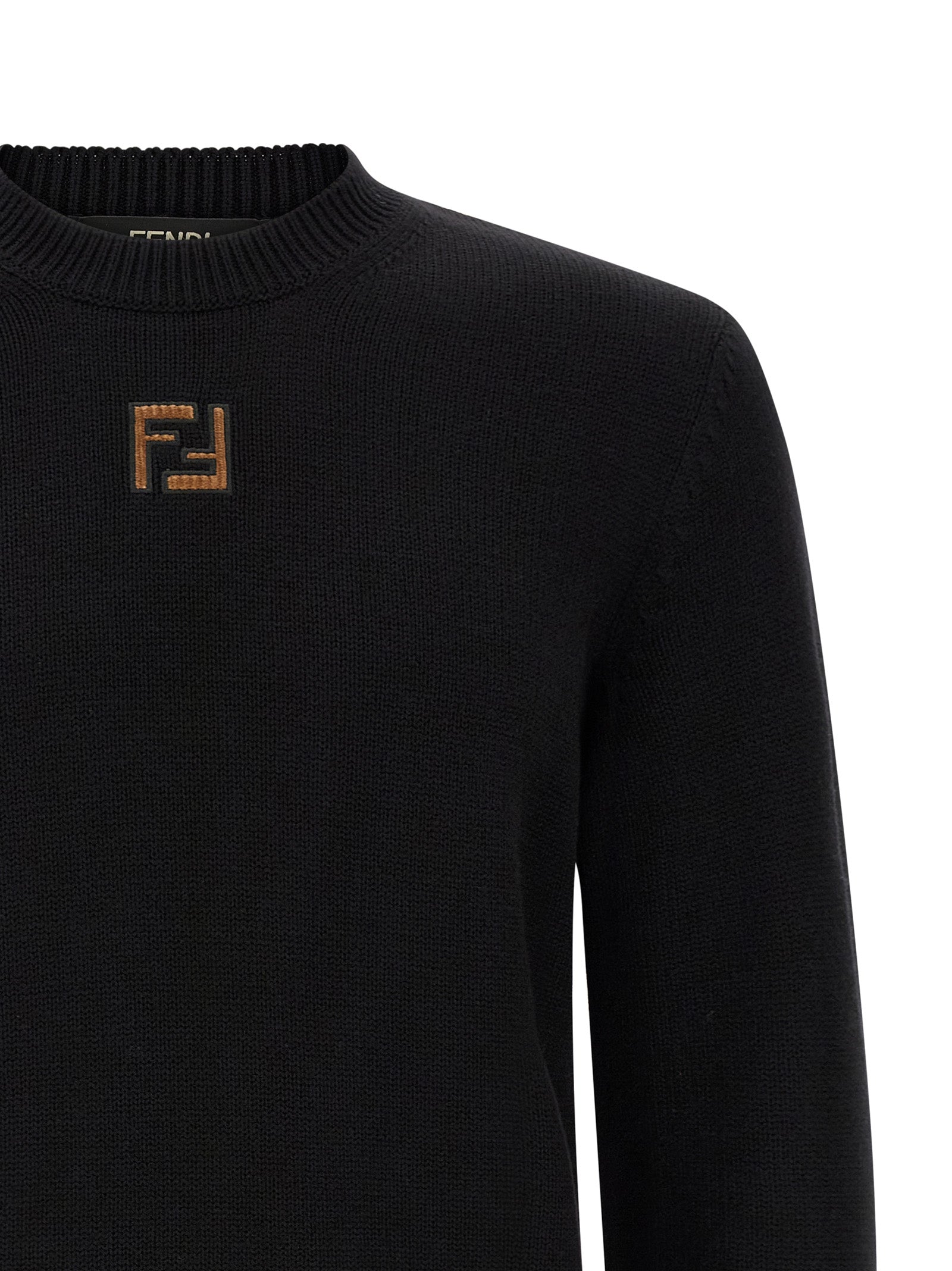 Fendi Fendi Ff Velvet Micro Sweater