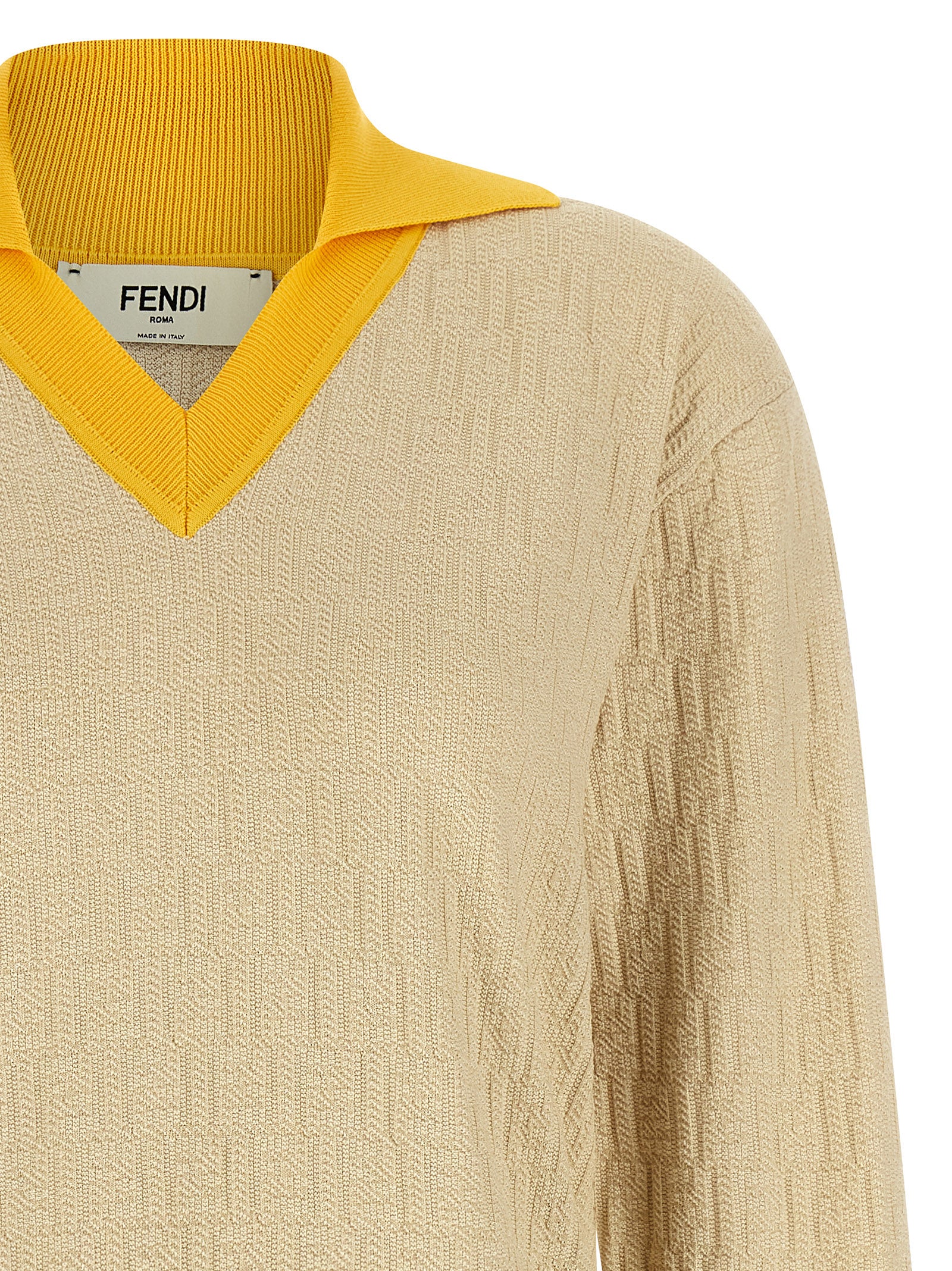 Fendi Fendi Ff Jacquard Sweater