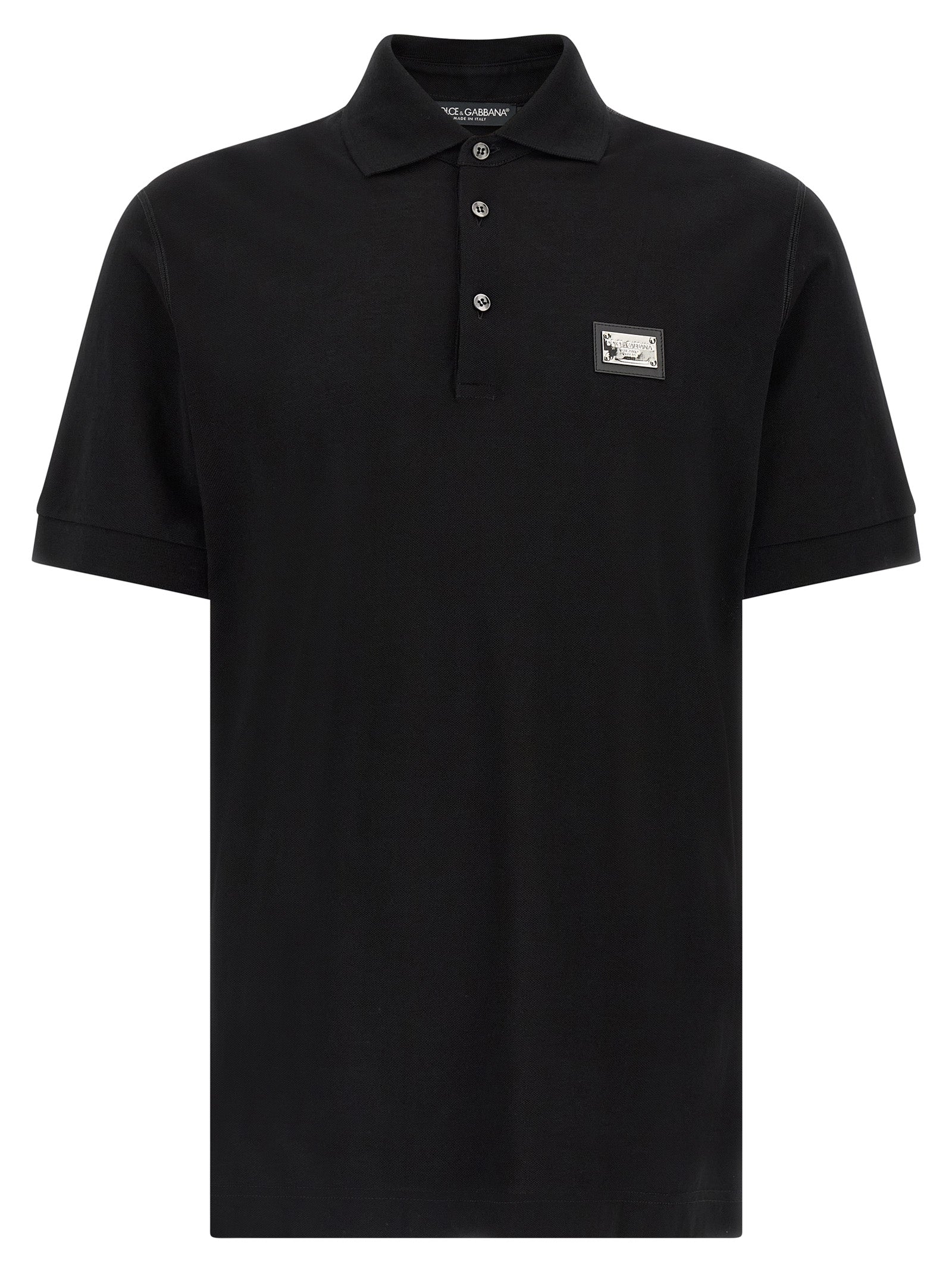 Dolce &amp; Gabbana Dolce &amp; Gabbana Logo Plate Polo Shirt