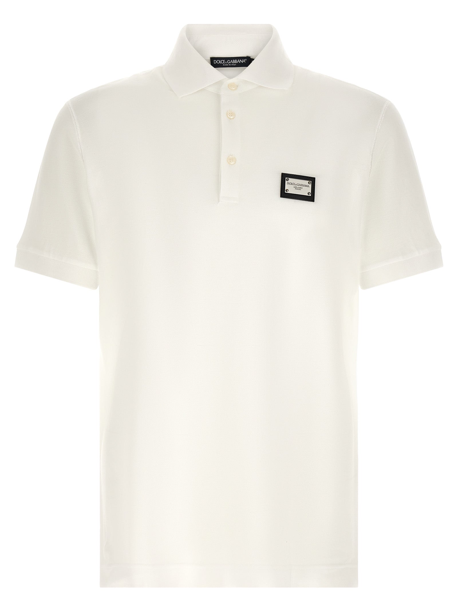 Dolce &amp; Gabbana Dolce &amp; Gabbana Logo Plate Polo Shirt