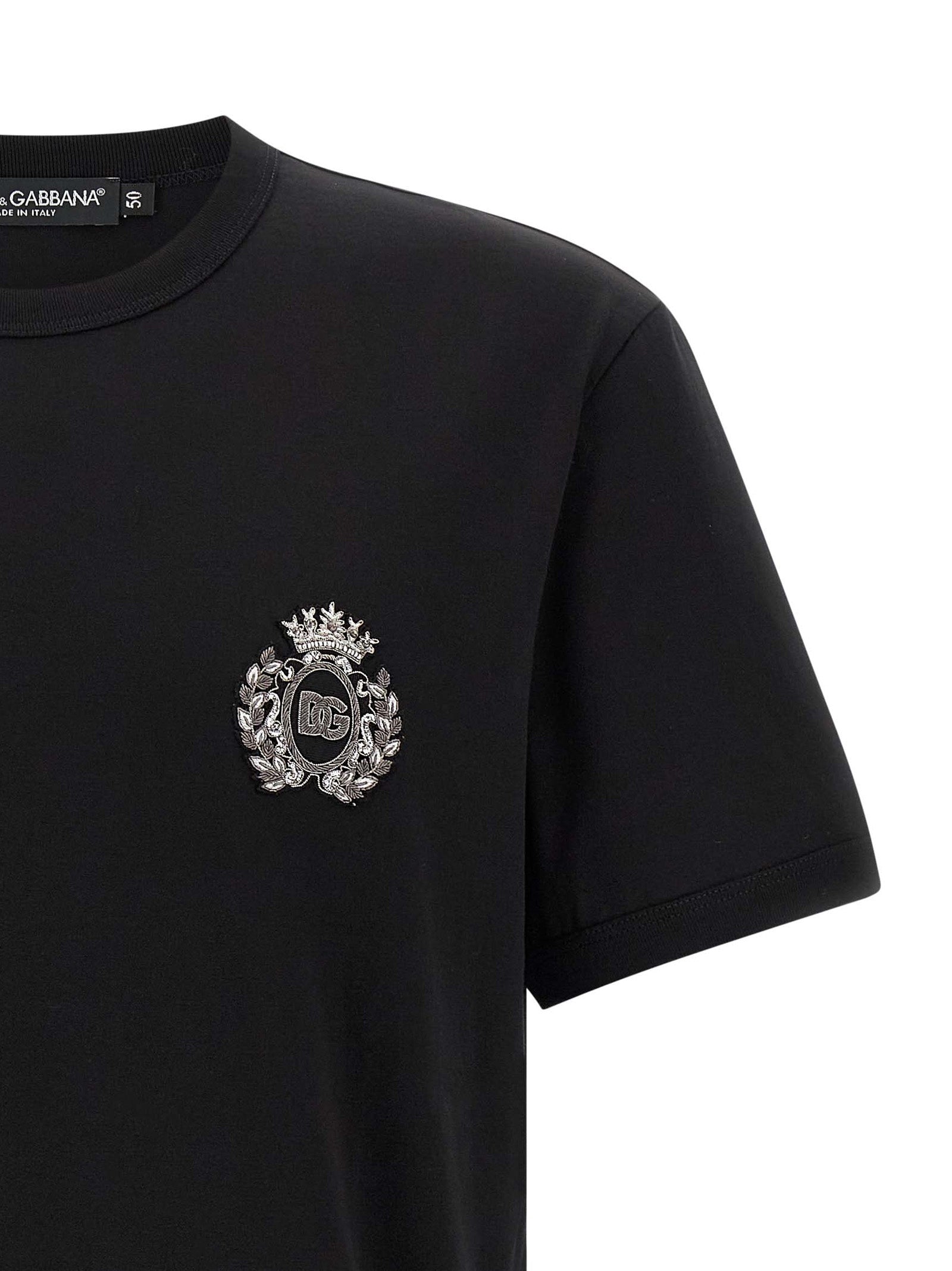 Dolce &amp; Gabbana Dolce &amp; Gabbana Heraldic Patch T-shirt
