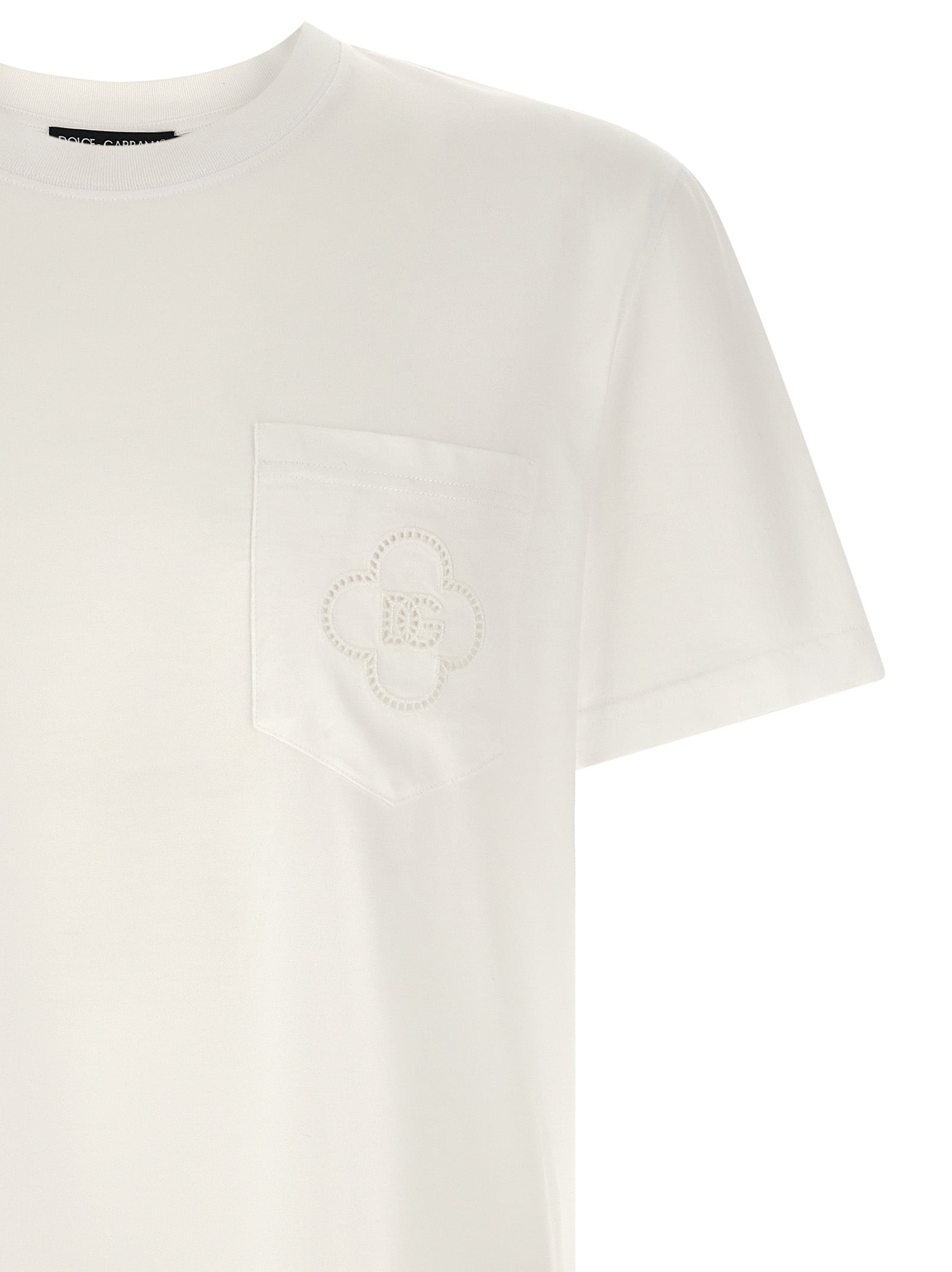 Dolce &amp; Gabbana Dolce &amp; Gabbana Openwork Logo T-shirt