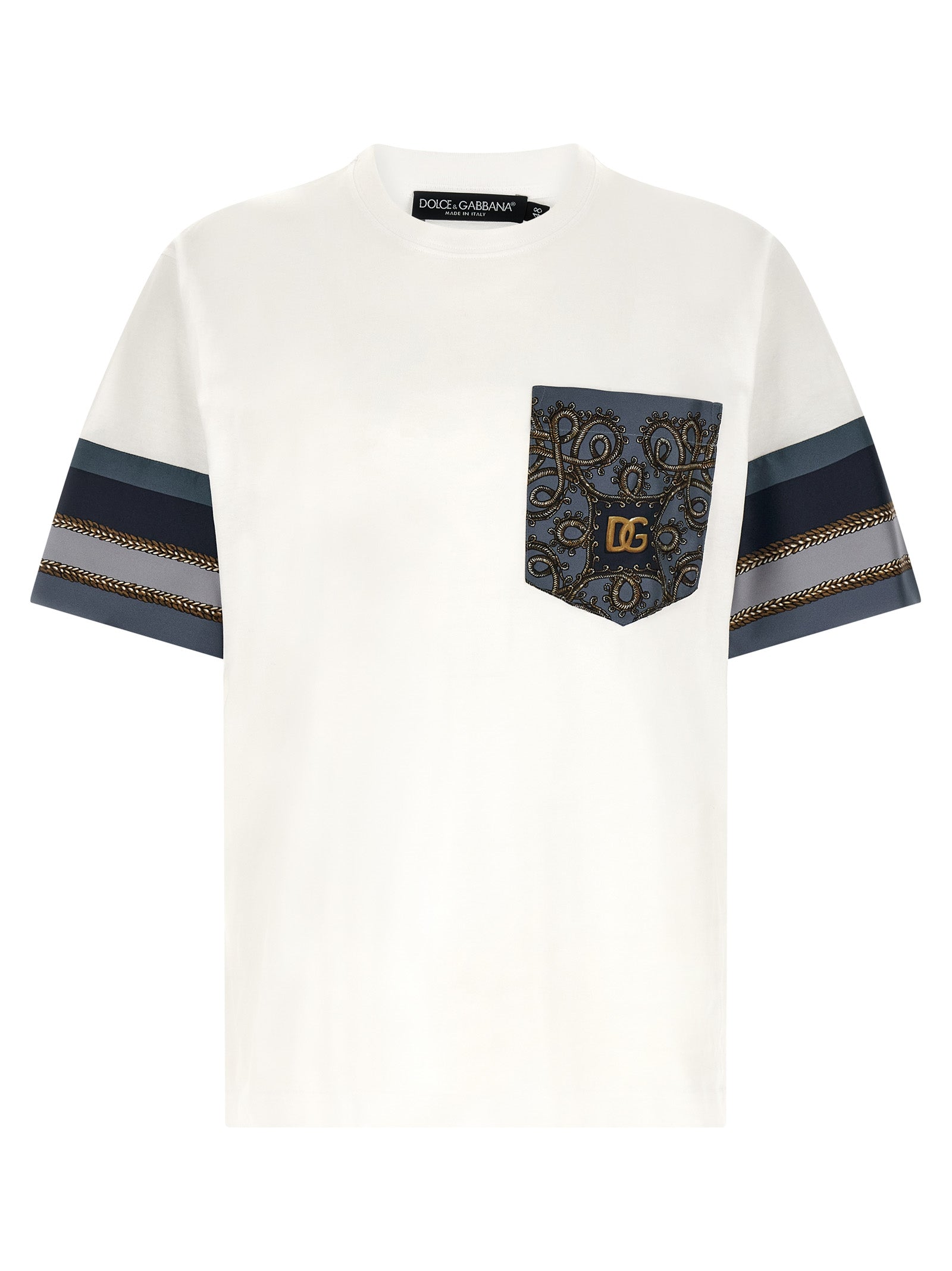Dolce &amp; Gabbana Dolce &amp; Gabbana Cargo Silk Insert T-shirt
