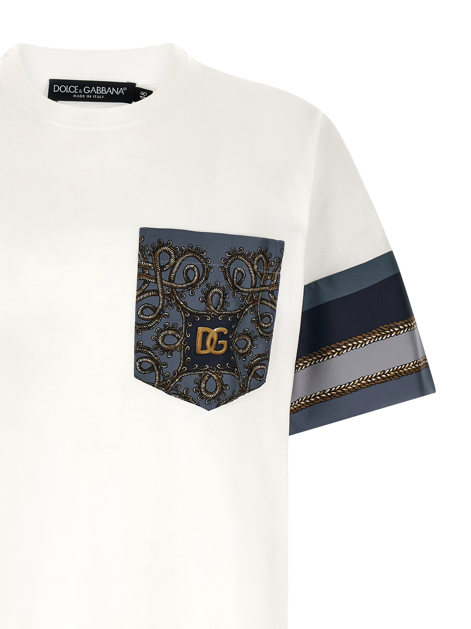 Dolce &amp; Gabbana Dolce &amp; Gabbana Cargo Silk Insert T-shirt