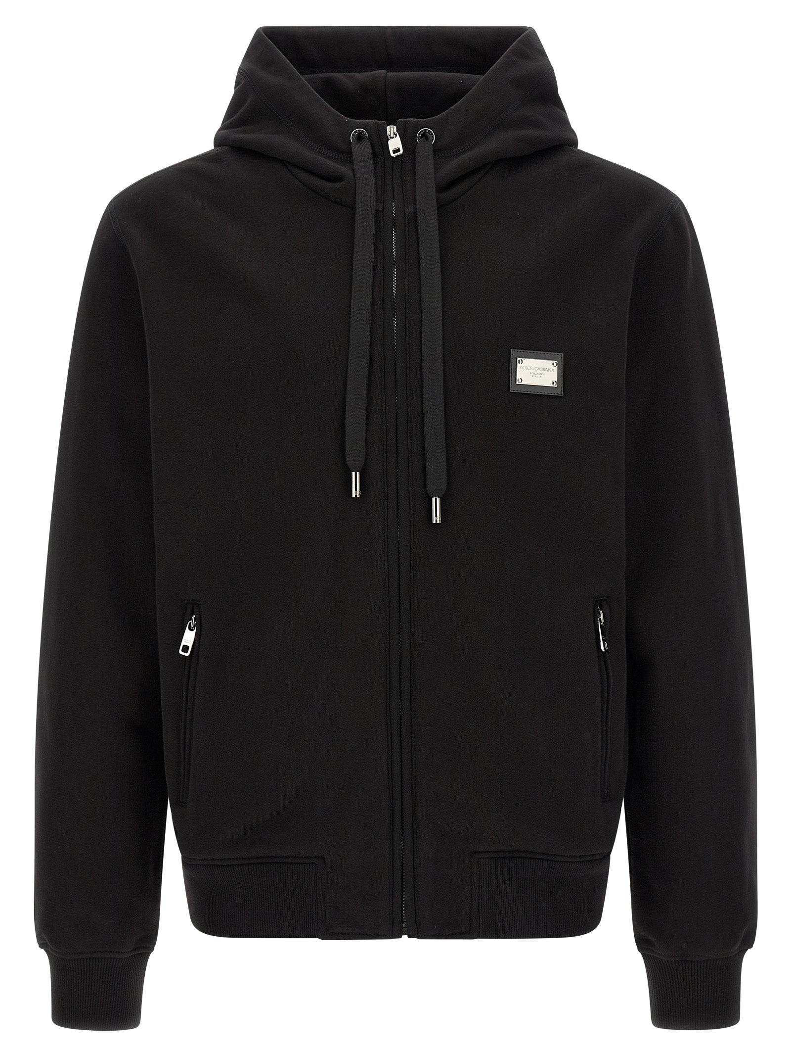 Dolce &amp; Gabbana Dolce &amp; Gabbana Logo Plaque Hoodie