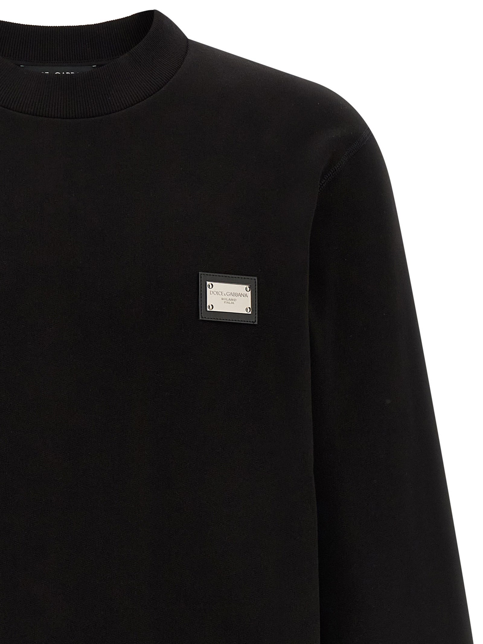 Dolce &amp; Gabbana Dolce &amp; Gabbana Logo Plate Sweatshirt