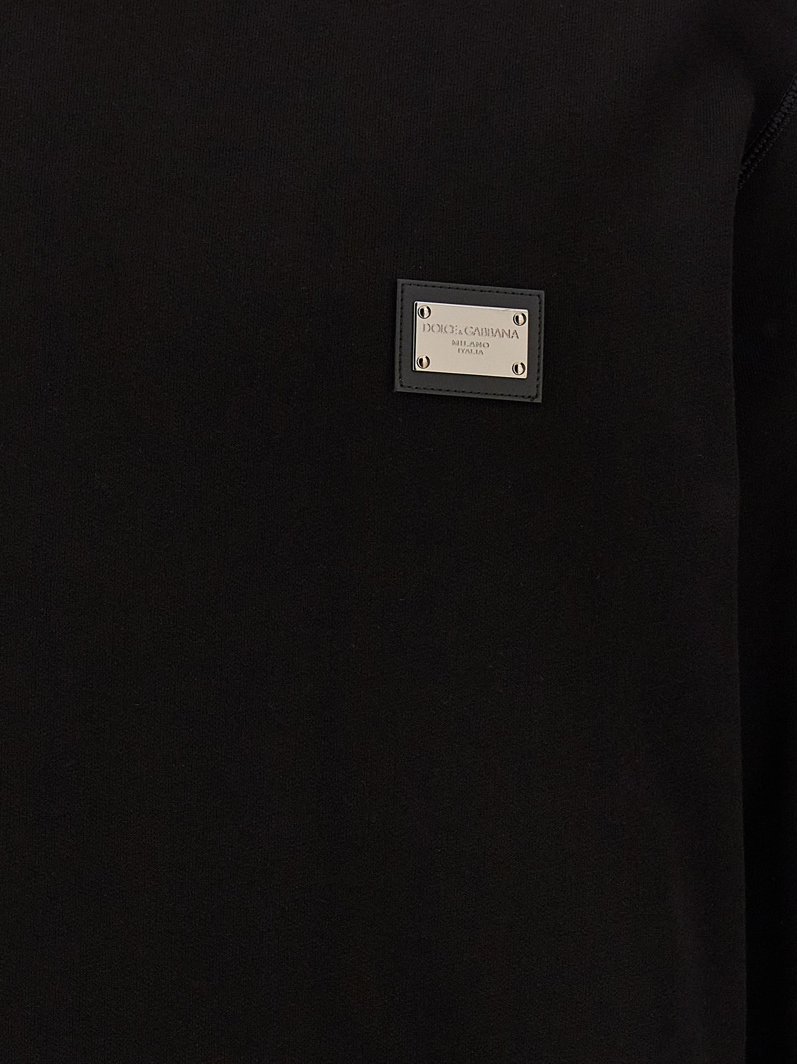 Dolce &amp; Gabbana Dolce &amp; Gabbana Logo Plate Sweatshirt