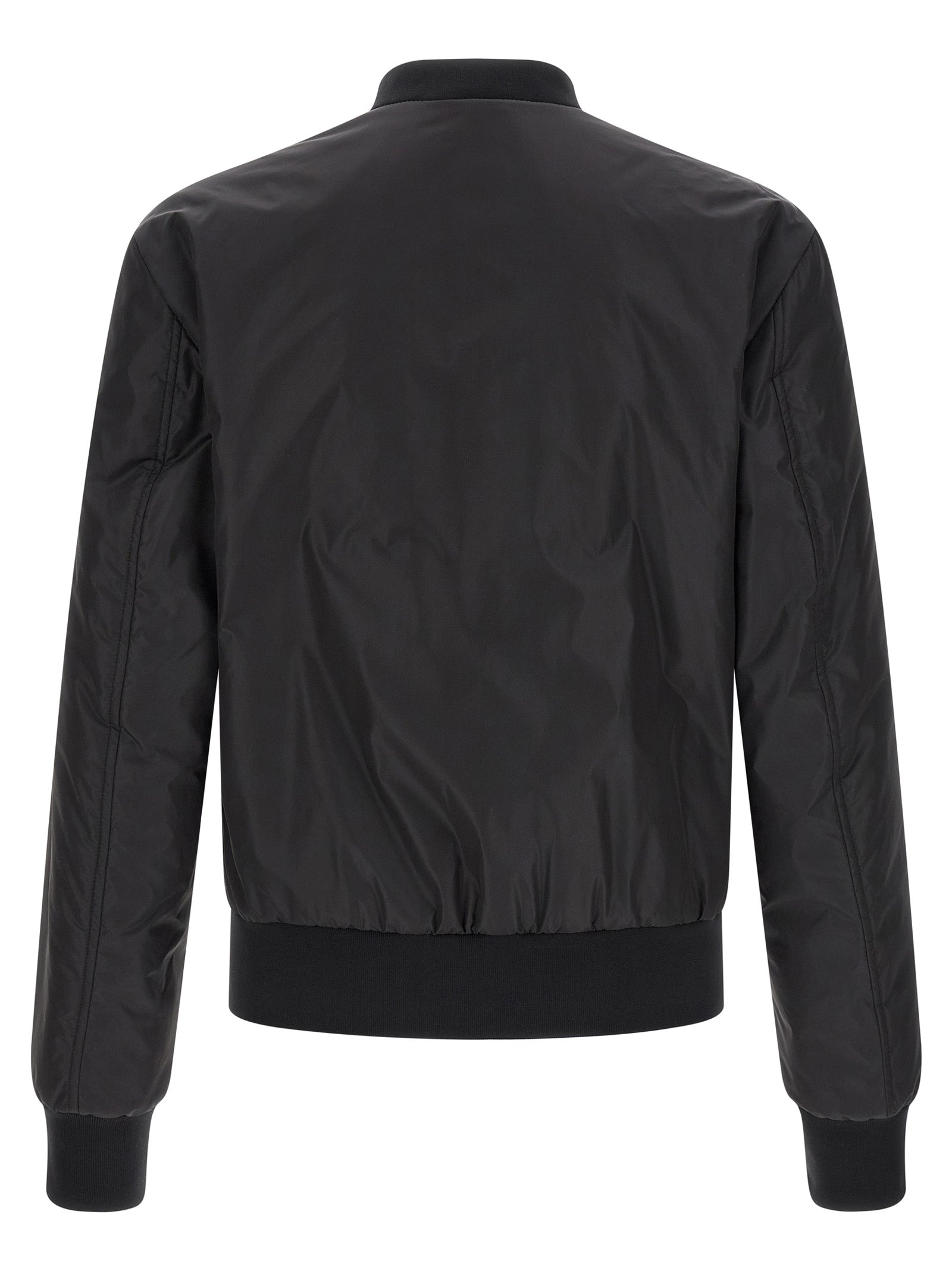 Dolce &amp; Gabbana Dolce &amp; Gabbana Logo Plaque Bomber Jacket